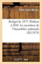 Budget de 1875. Petition A MM. Les Membres de l'Assemblee Nationale