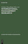 International Management Research : Looking to the Future