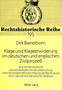 Klage und Klageerwiderung im deutschen und englischen Zivilproze : Eine rechtshistorische und rechtsvergleichende Untersuchung unter besonderer Beruecksichtigung der Beeinflussung durch das roemisch-k