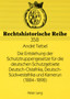 Die Entstehung Der Schutztruppengesetze Fuer Die Deutschen Schutzgebiete Deutsch-Ostafrika, Deutsch-Suedwestafrika Und Kamerun (1884-1898) : 358