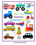 My First Vehicles Coloring Book - 29 Simple Vehicle Coloring Pages for Toddlers