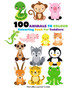 100 Animals To Colour - Animal Colouring Book