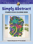 Creative Haven Simply Abstract Stained Glass Coloring Book