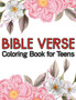 Bible verse coloring book for teens