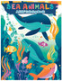 Sea Animals A Kids' Coloring Book
