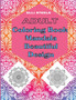 Adult Coloring Book Mandala Beautiful Design : Awesome Mandala Coloring Book Stress Relieving