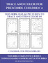 Coloring for Preschoolers (Trace and Color for preschool children 2) : This book has 50 pictures to trace and then color in. : 22
