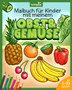 Malbuch fur Kinder mit meinem Obst und Gemuse : Welche Farbe ist die richtige zum Ausmalen? Ein Ausmalbuch fur Kinder ab 4 Jahren fur Madchen und Jungen.