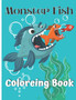 Monster Fish Coloring Book : Butterflyfish Coloring Book Fish Coloring Book Ocean Coloring Book For 2-4-6-8-10-14