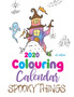 2020 Colouring Calendar Spooky Things (UK Edition) by Gumdrop Press - Paperback