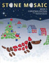 Stone Mosaic Book 5. Christmas Edition : White & black background. Stress-free color by number book. by Belba Family - Paperback