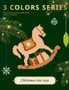 3 COLORS SERIES. Christmas tree toys : Stress-free color by number book, 3&#1093;3 mm. sections : 4 by Belba Family - Paperback
