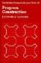 Program Construction : 22 by R.G. Stone - Hardback