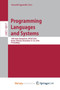 Programming Languages and Systems : 14th Asian Symposium, APLAS 2016, Hanoi, Vietnam, November 21 - 23, 2016, Proceedings by Igarashi Atsushi Igarashi - Paperback