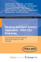 Database and Expert Systems Applications - DEXA 2022 Workshops : 33rd International Conference, DEXA 2022, Vienna, Austria, August 22-24, 2022, Proceedings by Kotsis Gabriele Kotsis - Paperback