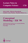 Conceptual Modeling ER'99 : 18th International Conference on Conceptual Modeling Paris, France, November 15-18, 1999 Proceedings : 1728 by Jacky Akoka - Paperback