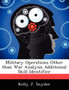 Military Operations Other than War Analysis Additional Skill Identifier