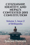 Citizenship, Identity and Nepal's Contested 2015 Constitution