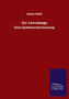 Zur Lanvalsage by Anton Kolls - Paperback