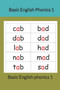 Basic English phonics 1 : For ESL beginners : 1