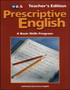 Prescriptive English, Teacher Edition Book D