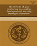 The Effects of Peer Mentoring on a College Developmental Learning Strategies Classroom