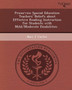 Preservice Special Education Teachers' Beliefs about Effective Reading Instruction for Students with Mild/Moderate Disabilities