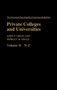 Private Colleges and Universities : v. 2