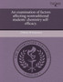 An Examination of Factors Affecting Nontraditional Students' Chemistry Self-Efficacy