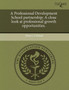 A Professional Development School Partnership: A Close Look at Professional Growth Opportunities