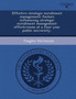 Effective Strategic Enrollment Management: Factors Influencing Strategic Enrollment Management Effectiveness at a Four-Year Public University