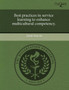 Best Practices in Service Learning to Enhance Multicultural Competency