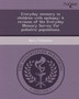 Everyday Memory in Children with Epilepsy: A Revision of the Everyday Memory Survey for Pediatric Populations