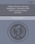 Adults who have learning disabilities : Transition from GED to postsecondary activities.
