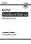 GCSE Additional Science AQA Answers (for Workbook) - Foundation (A*-G Course)