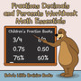 Fractions Decimals and Percents Workbook Math Essentials : Children's Fraction Books