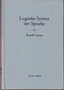 Logische Syntax der Sprache