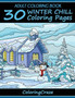 Adult Coloring Book : 30 Winter Chill Coloring Pages : 4