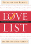 The Love List : Eight Little Things That Make a Big Difference in Your Marriage