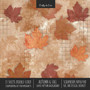 Autumn Fall Scrapbook Paper Pad 8x8 Decorative Scrapbooking Kit for Cardmaking Gifts, DIY Crafts, Printmaking, Papercrafts, Leaves Pattern Designer Paper by Crafty as Ever - Paperback