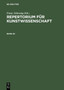 Repertorium fur Kunstwissenschaft. Band 20
