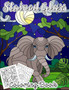 Stained Glass Coloring Book with beautiful coloring designs of Flowers, Animals and Birds