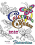 Colouring Calendar 2020 Butterflies (UK Edition) by Anna Winky - Paperback