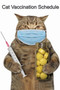 Cat Vaccination Schedule : Cat Kitten Vaccination Veterinary Log Book Organizer Schedule for Record