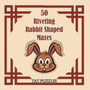 50 Riveting Rabbit Shaped Mazes : 7 by Tat Puzzles - Paperback
