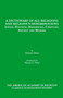A Dictionary of All Religions and Religious Denominations : Jewish, Heathen, Mahometan, Christian, Ancient and Modern