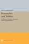 Personality and Politics : Problems of Evidence, Inference, and Conceptualization