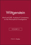 Wittgenstein : Mind and Will, Volume 4 of an Analytical Commentary on the Philosophical Investigations