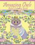 Amazing Owls : Adult Coloring Book Designs by Mainland Publisher - Paperback