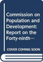 Commission on Population and Development : report on the forty-ninth session (17 April 2015 and 11-15 April 2016) : 5